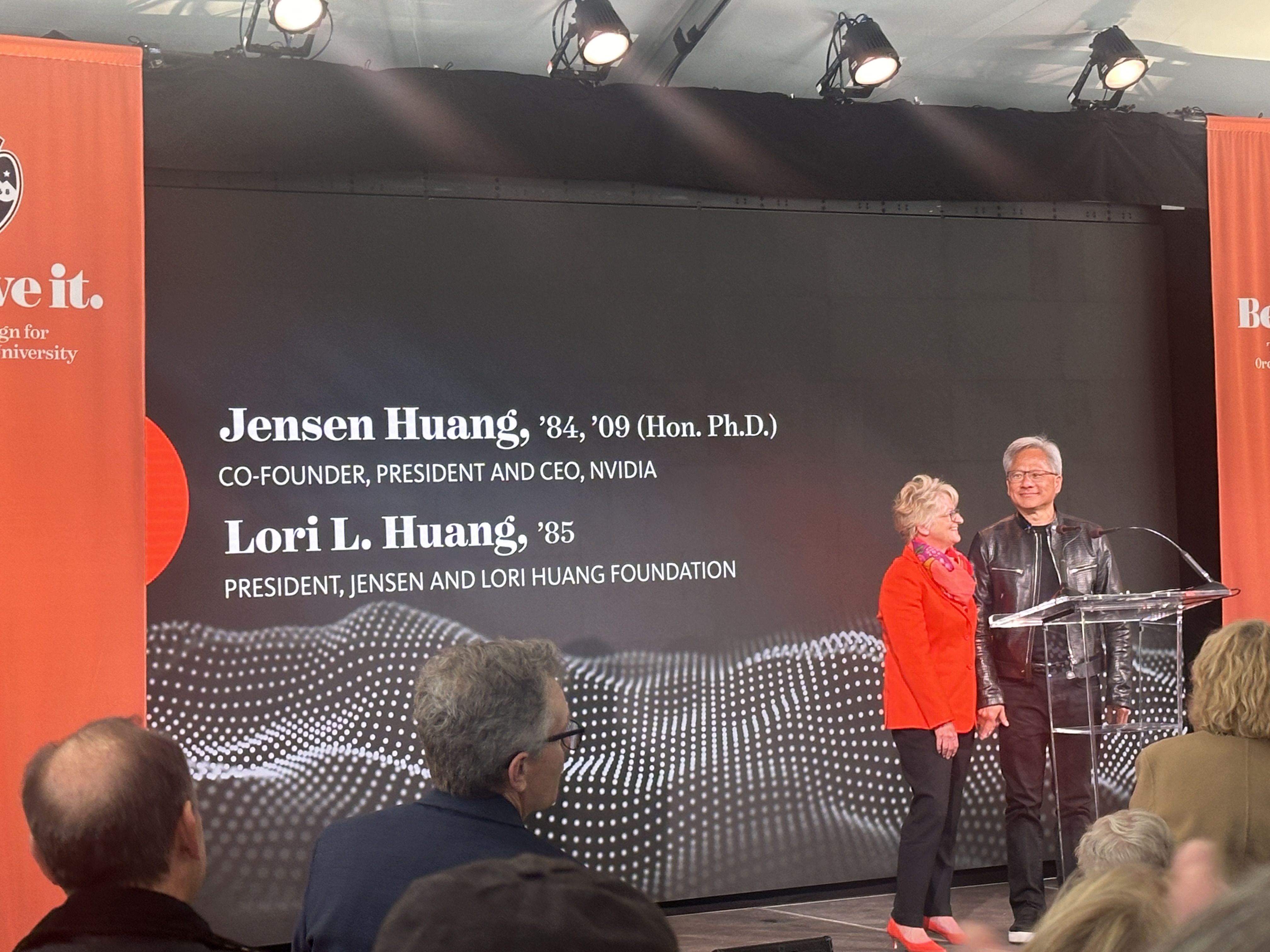 Jen-Hsun Huang and Lori Mills Huang Collaborative Innovation Complex ...